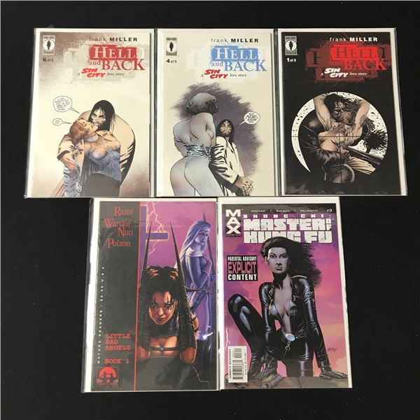 LOT OF 5 COMICS VARIOUS TITLES
