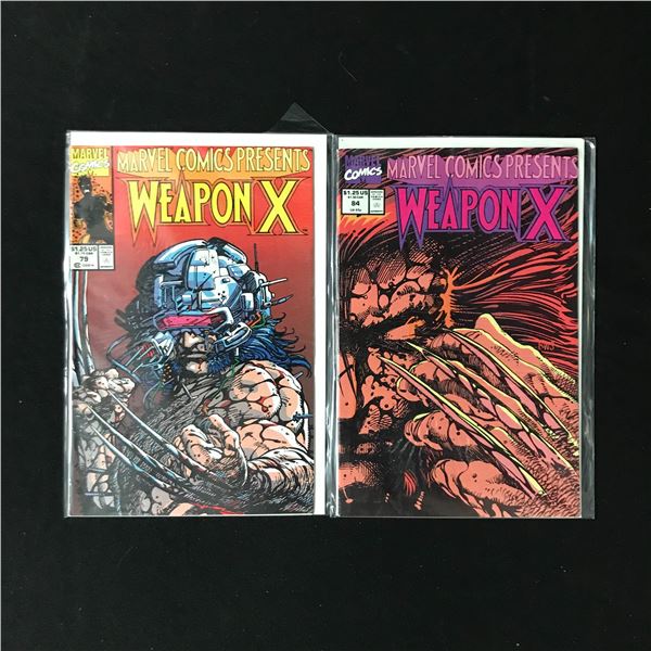 LOT OF 2 WEAPON X COMICS (MARVEL COMICS)