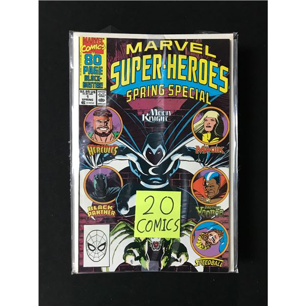 LOT OF 20 COMICS VARIOUS TITLES