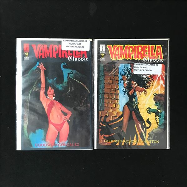 LOT OF 2 VAMPIRELLA COMICS (HARRIS COMICS)