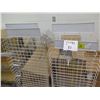 Image 3 : Qty 12 Adjustable Metal Grid Floor Displays with Pegs 51"H (unassembled)