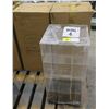 Image 1 : Qty 4 Square Plexiglass Spinner Display Cubes 12" x 12" x 24"H