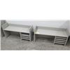 Image 1 : Qty 2 Techline File Organizers w/ Adjustable Side Compartments 36" x 14" x 19"H