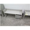 Image 3 : Qty 2 Techline File Organizers w/ Adjustable Side Compartments 36" x 14" x 19"H