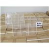 Image 2 : Qty 48 Plexiglass 2-Tiered 6-Section Displays 12" x 8"H