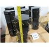 Image 8 : Qty 23 Black Plexiglass Pentagon Shaped & 2 Hexagon Shaped Spinner Display Stands w/ Hooks 18"H