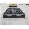 Image 3 : Qty 10 Black Plastic Pallets 47" x 39" x 6"H