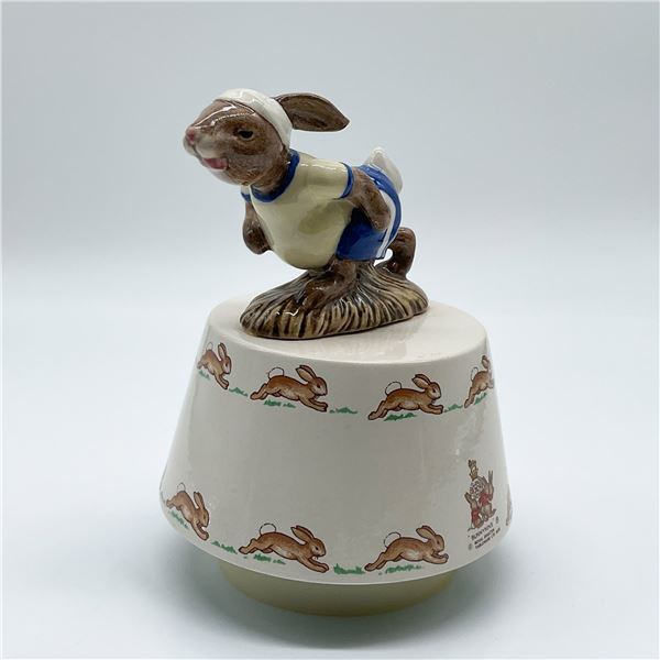 Royal Doulton Bunnykins Music Box, King of the Road