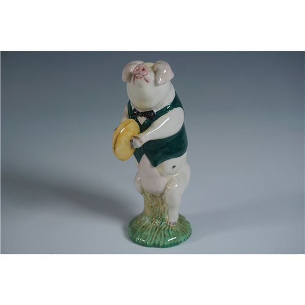 Beswick Pig Figurine George with Cymbals
