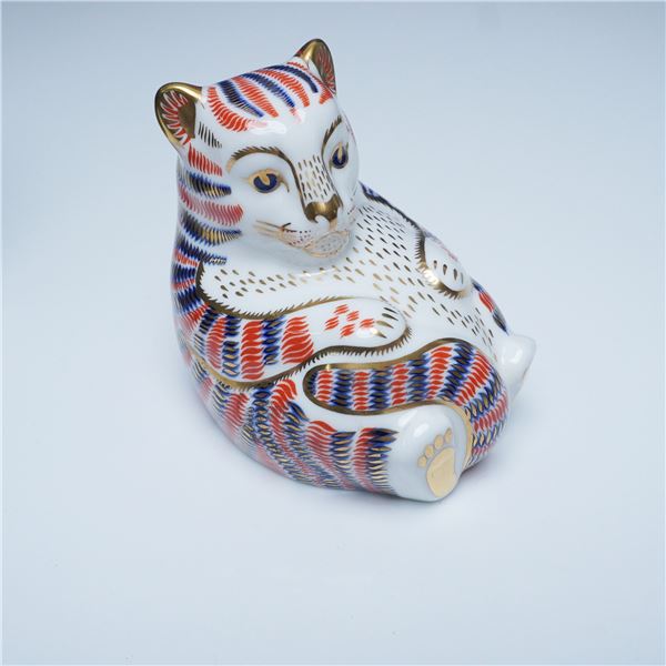 Royal Crown Derby Tiger Cub Paperweight