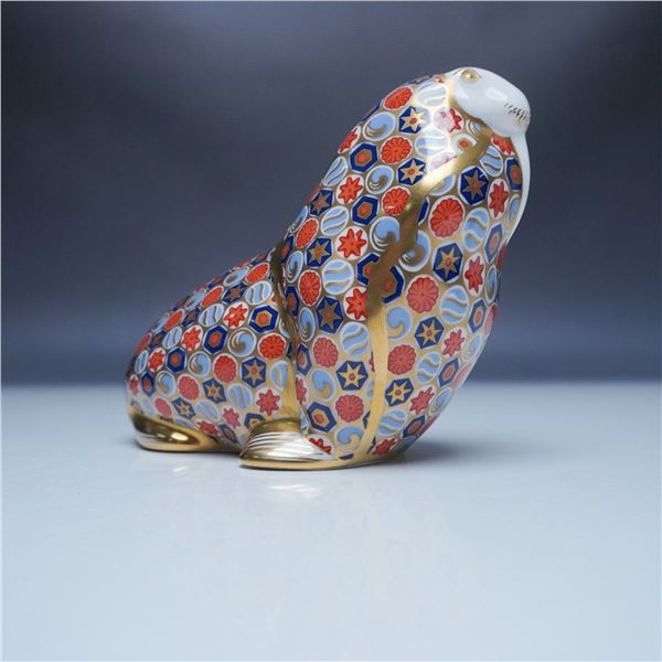 Royal Crown Derby Walrus Paperweight