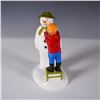 Image 3 : Coalport Characters Figurine, The Snowman Adding a Smile