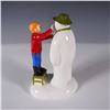 Image 4 : Coalport Characters Figurine, The Snowman Adding a Smile