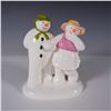 Image 1 : Coalport Snowman Figurine, "The Bashful Blush"