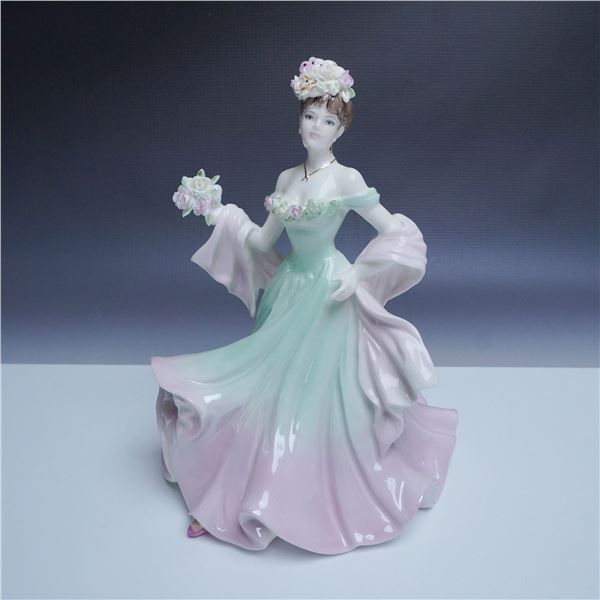 Coalport Figurine, Flower Ladies Collection, Summer Rose