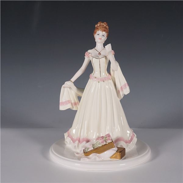 Coalport I'll Never Forget You Pink Carnations Figurine