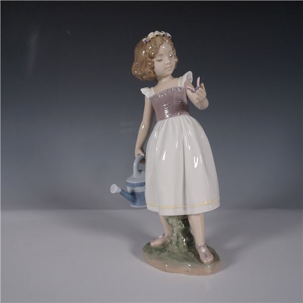 Lladro Figurine, Good Morning Butterfly, 8520