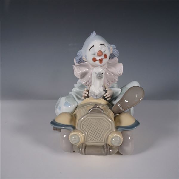 Lladro Privilege Figurine, Clown in Car, 8156