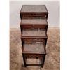 Image 2 : Chinese Carved Hardwood Nesting Tables