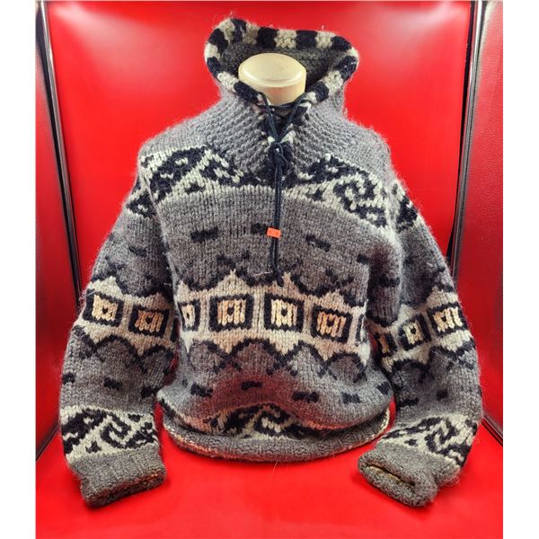 Vintage Cowichan Wool Sweater