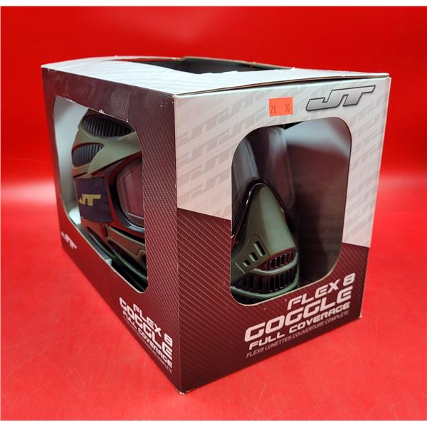 JT Bikers Helmet w/ Flex 8 Goggle Full Coverage