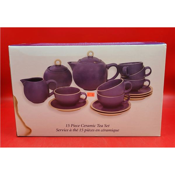 15 Piece Ceramic Tea Set