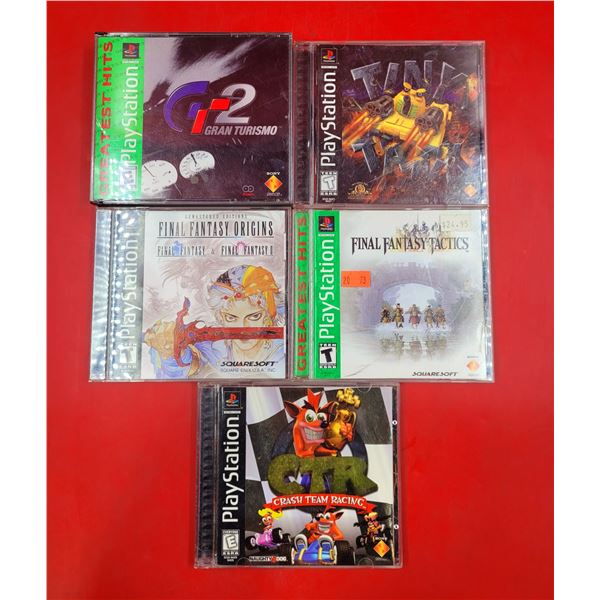 Assorted PlayStation Games (Final Fantasy Origins, Crash Team Racing, etc.)