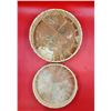 Image 2 : 2 Handmade Native Hand Drums w/ Mallet