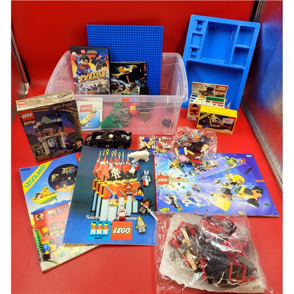 Assorted Lego, Manuals, VTG Sets, & Lego Justice League Movie