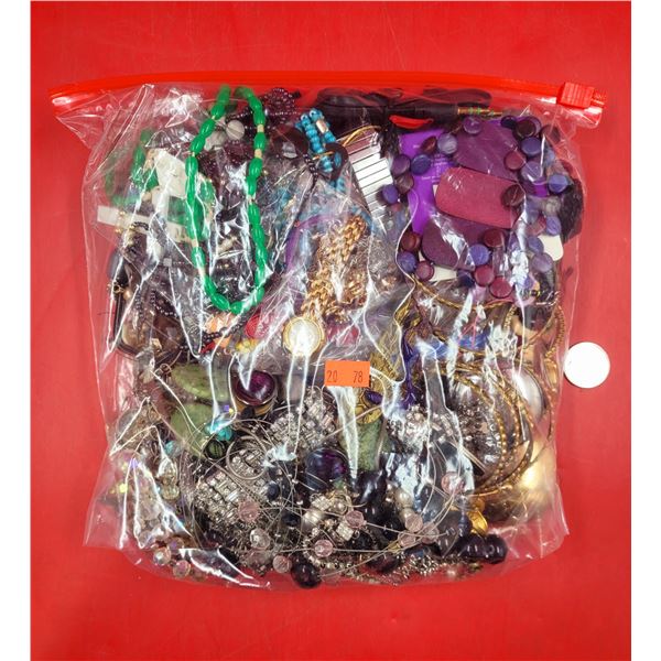 Bag of Assorted Costume Jewelry