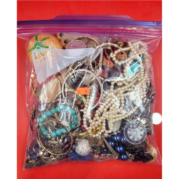 Bag of Assorted Costume Jewelry