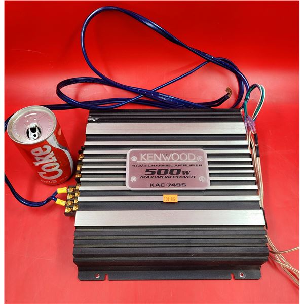 Kenwood 500W 4/3/2 Channel Amplifier