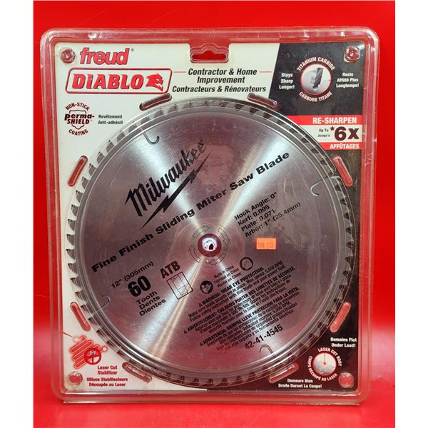 Milwaukee Fine Finish Sliding Miter Saw Blade