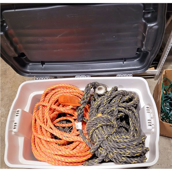 Bin of Heavy Duty Rope