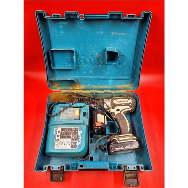 Makita 18V Cordless Drill, Charger, & Battery