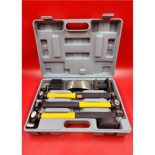7 Pc. Auto Body Fender Repair Tool Hammer & Dolly Set