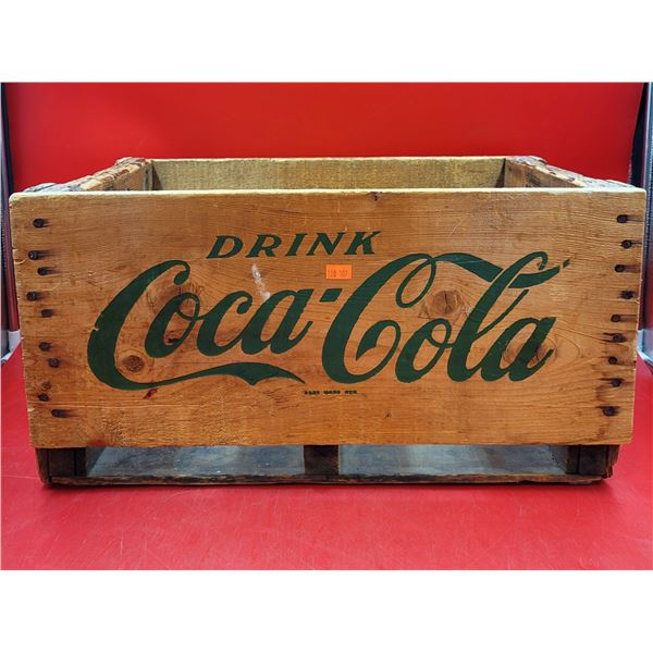 VTG Wooden Coca-Cola Advertising Crate