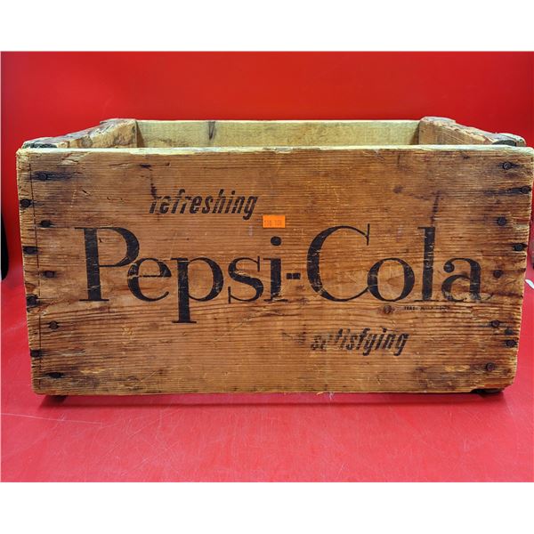 VTG Wooden Pepsi-Cola Advertising Crate