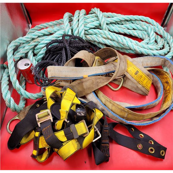 Heavy-Duty Rope, Safety Harness, & Lifting Sling