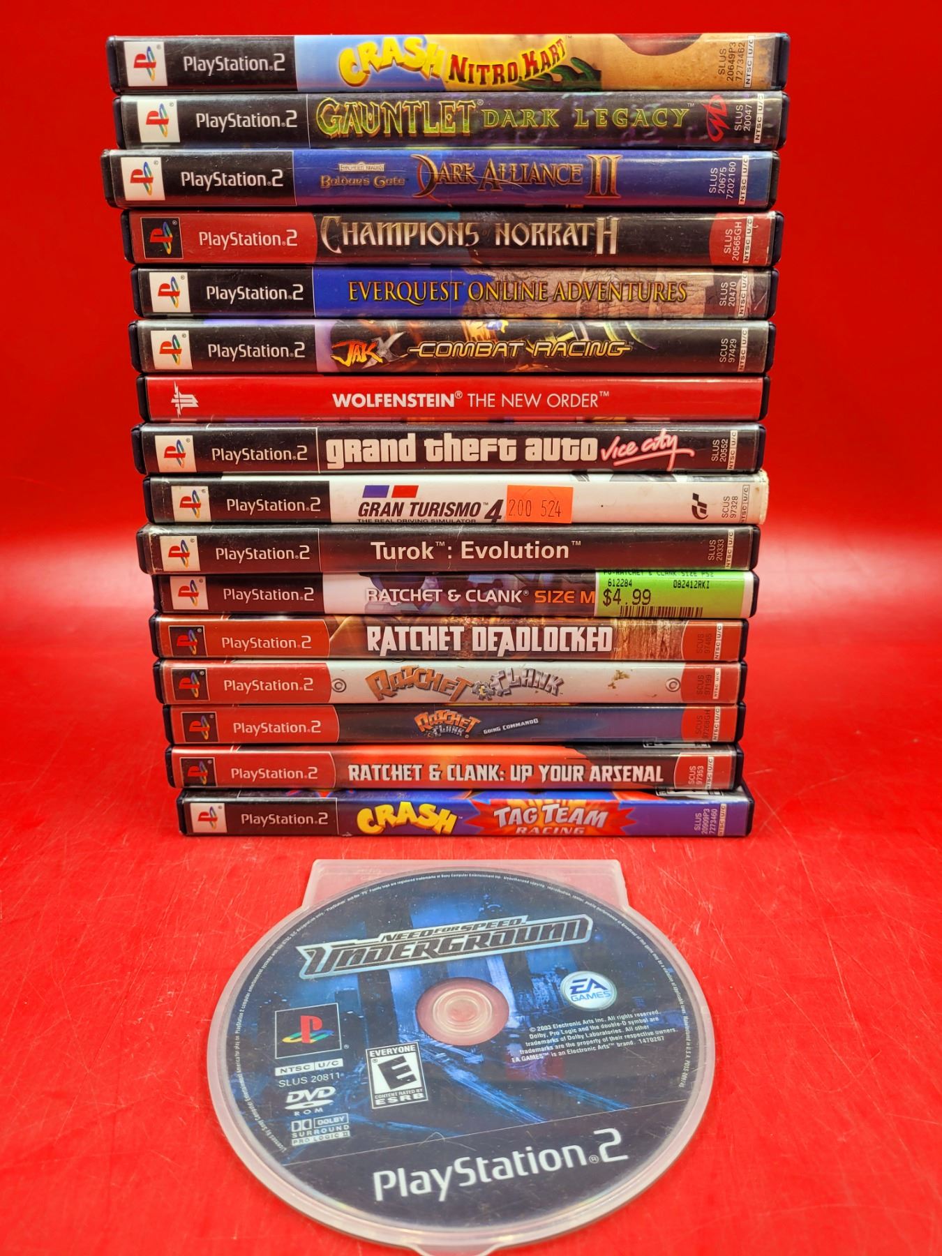 Assorted PlayStation 2 Games