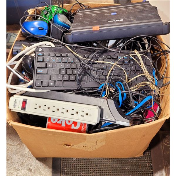 Misc. Box Of Electronics