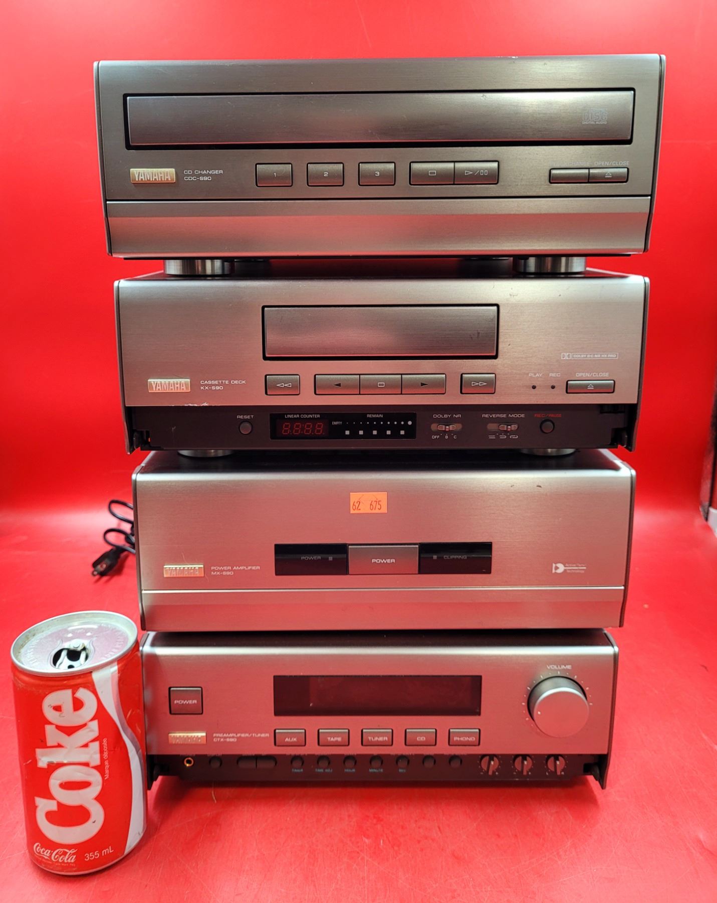 Yamaha Sound Component System (Amplifiers, Cassette Deck, CD Changer)