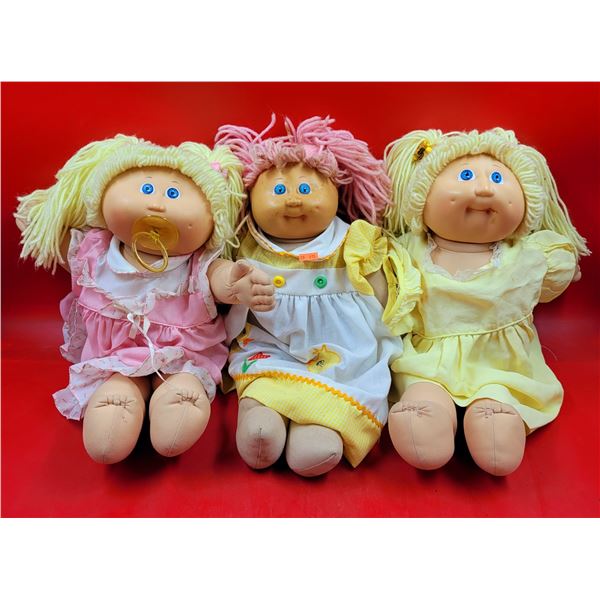 3 VTG Cabbage Patch Dolls