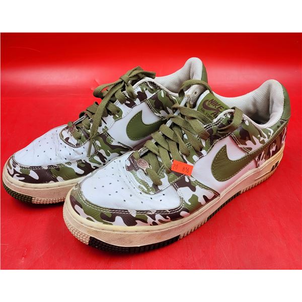 Nike Palm Green Camo Air Force Sneakers