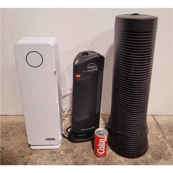 3 Air Purifiers (Ionic Pro, Germguardian, Honeywell)