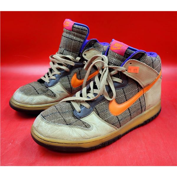 Nike Tweed Orange Blaze Dunk High Premium Sneakers