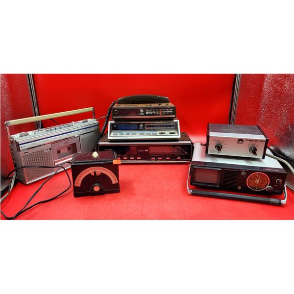 VTG JVC Biphonic Radio Cassette Recorder, Metronome, Clock Radios & Electronic Lot