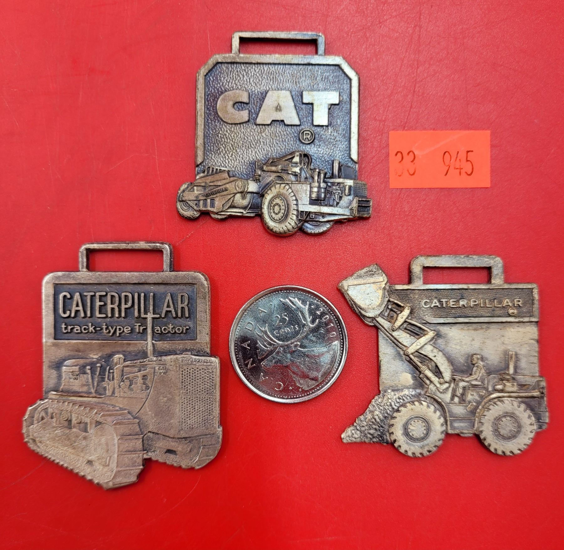 Vtg Key Fob caterpillar Tractor Giles Ransome Pennsylvania Allentown Vtg Key Fob caterpillar Tractor Giles Ransome Pennsylvania Allentown