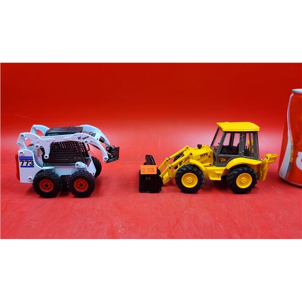 Bobcat S750 Skid Steer Loader & JCB 4CX Site Master Backhoe Loader Vehicle Models