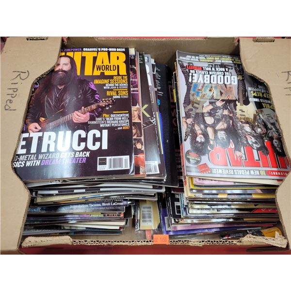 Box Full Of Rock, Metal & Music Magazines